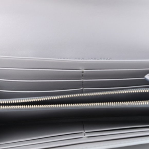 💯% AUTHENIC FENDI Vitello Continental Wallet Ardesia - Picture 4 of 8